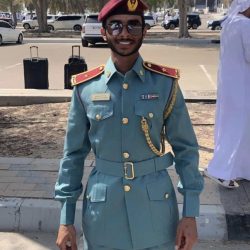 الملازم محمد سالم الشامسي بين خريجي كلية الشرطة في أبوظبي