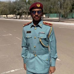 الملازم عبدالله علي  الشامسي بين خريجي كلية الشرطة في أبوظبي
