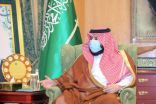 سمو نائب أمير الجوف يستقبل رؤساء المحاكم بالمنطقة ، ومدير الشؤون الإسلامية المعين حديثاً