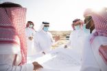 أمين منطقة الجوف يتفقد أعمال إنشاء المتنزه المجاور لمركز الملك عبد الله الثقافي