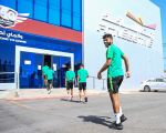 خضع اللاعبون لتمارين التقوية في وقت اللياقة صباحاً  المنتخب السعودي للشباب يكسب الأهلي بخماسية